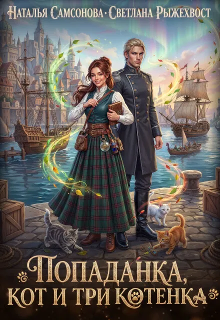 Попаданка, кот и три котенка