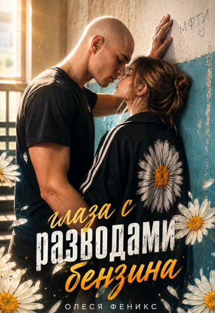 Глаза с разводами бензина